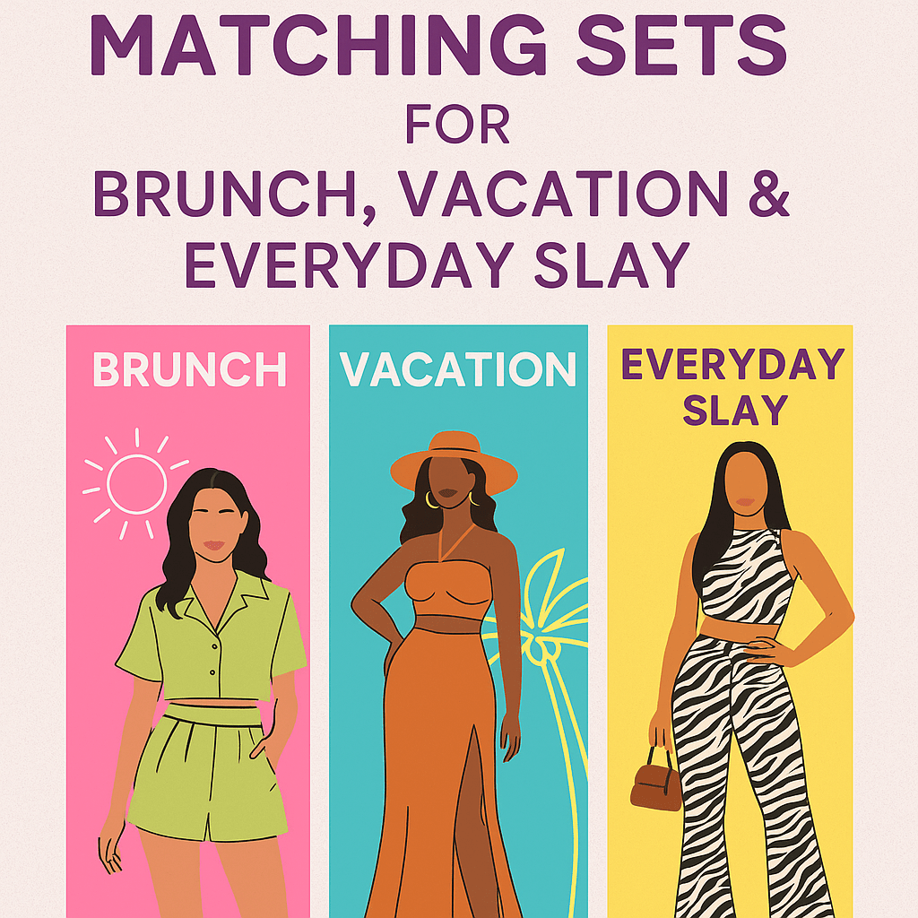 How to Style Matching Sets for Brunch, Vacation & Everyday Slay - Apryl Stylez Fashion